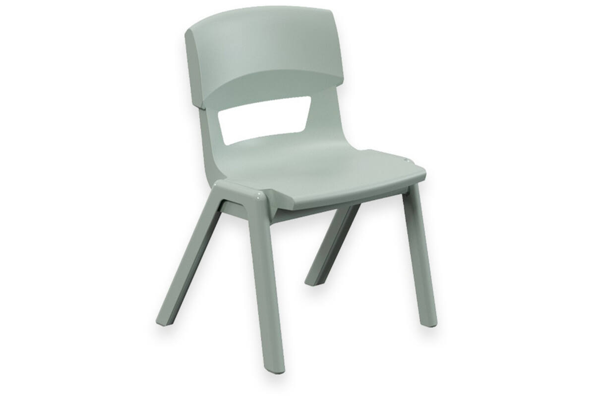 Kinderstoel Emma | Kunststof, Zithoogte 35 cm, Hazy Jade