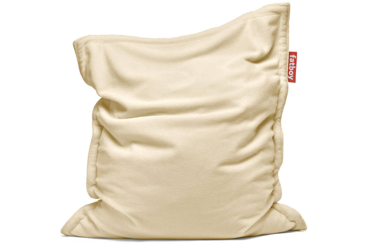 Fatboy® Original Slim Teddy, Teddy zitzak, beige, 155x120 cm