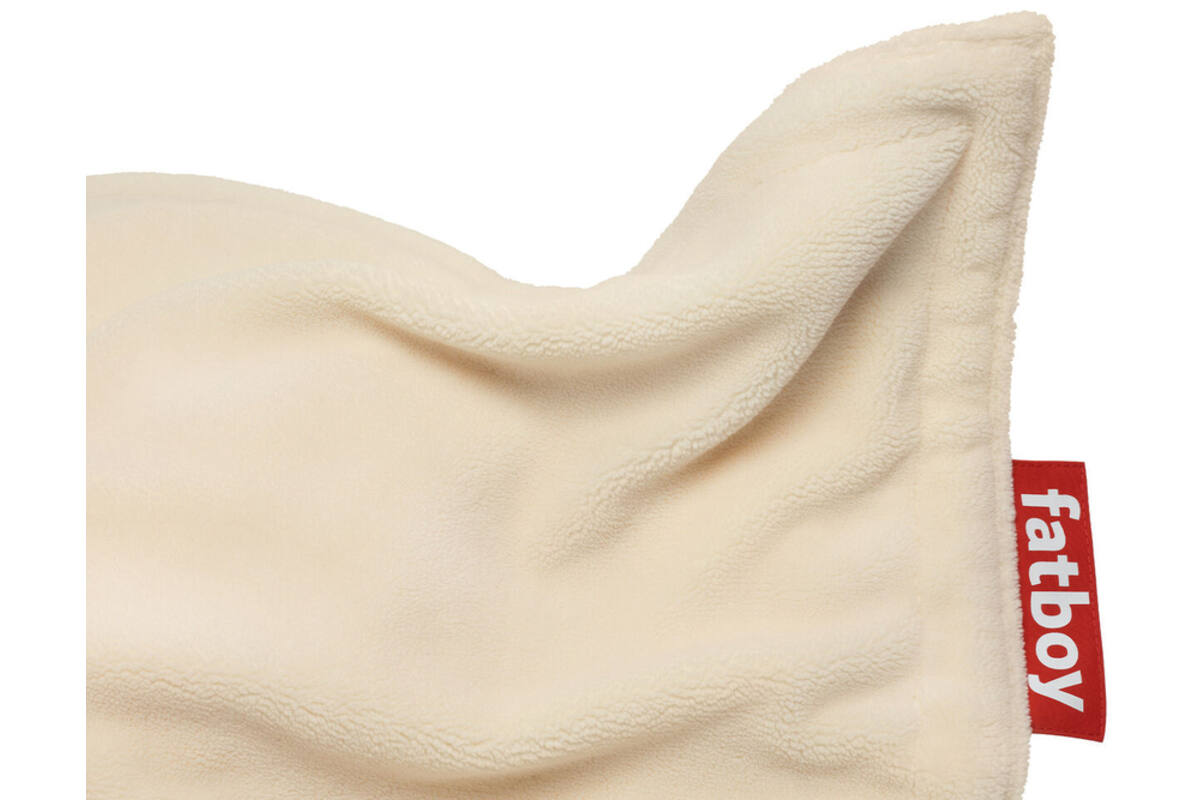 Fatboy® Original Slim Teddy, Teddy zitzak, beige, 155x120 cm