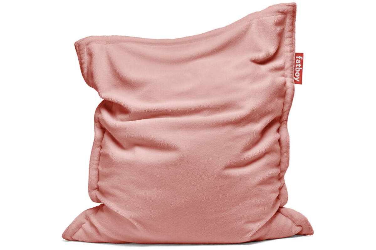 Fatboy® Original Slim Teddy, Teddy zitzak, roze, 155x120 cm