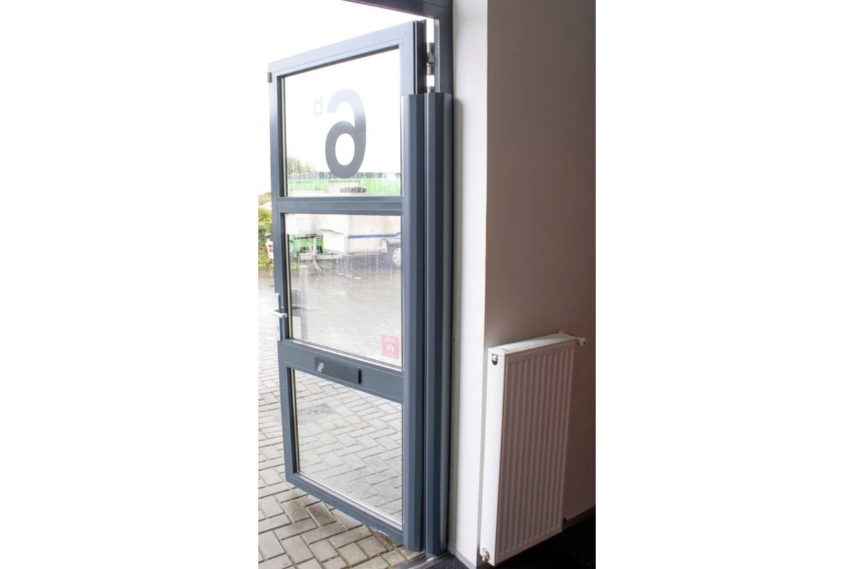 Vingerbeschermingsprofiel extreme 195 cm antraciet