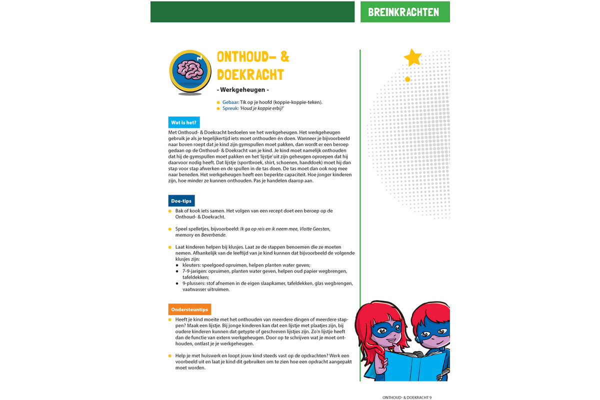 Breinhelden Tips voor thuis