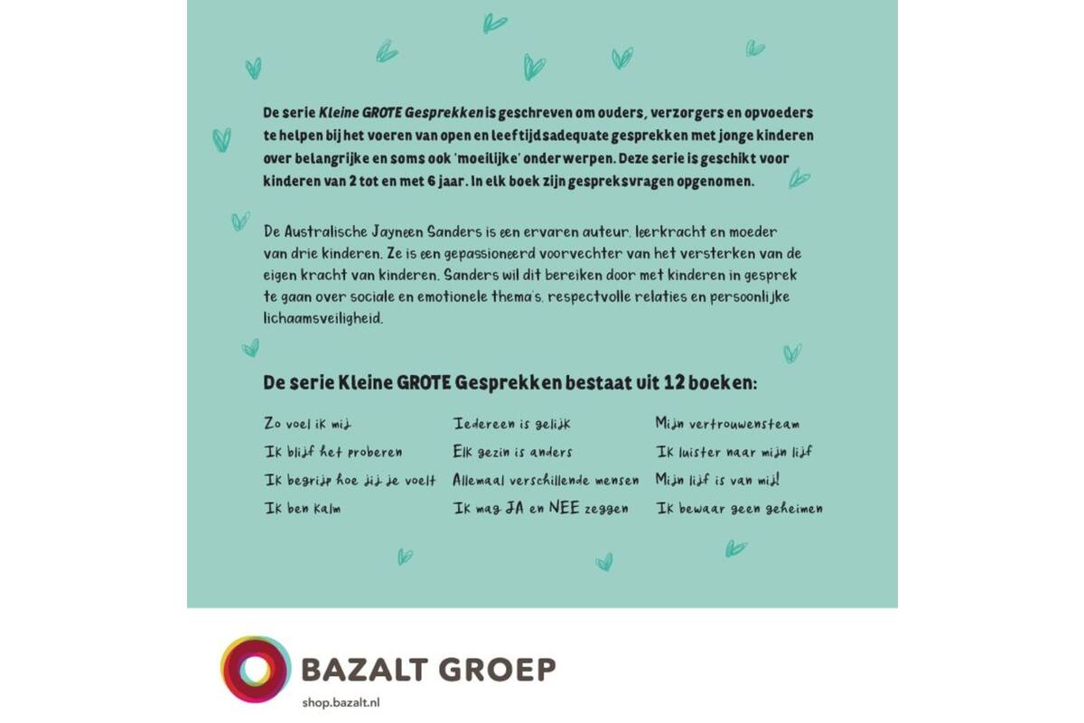Kleine GROTE Gesprekken - Ik begrijp hoe jij je voelt