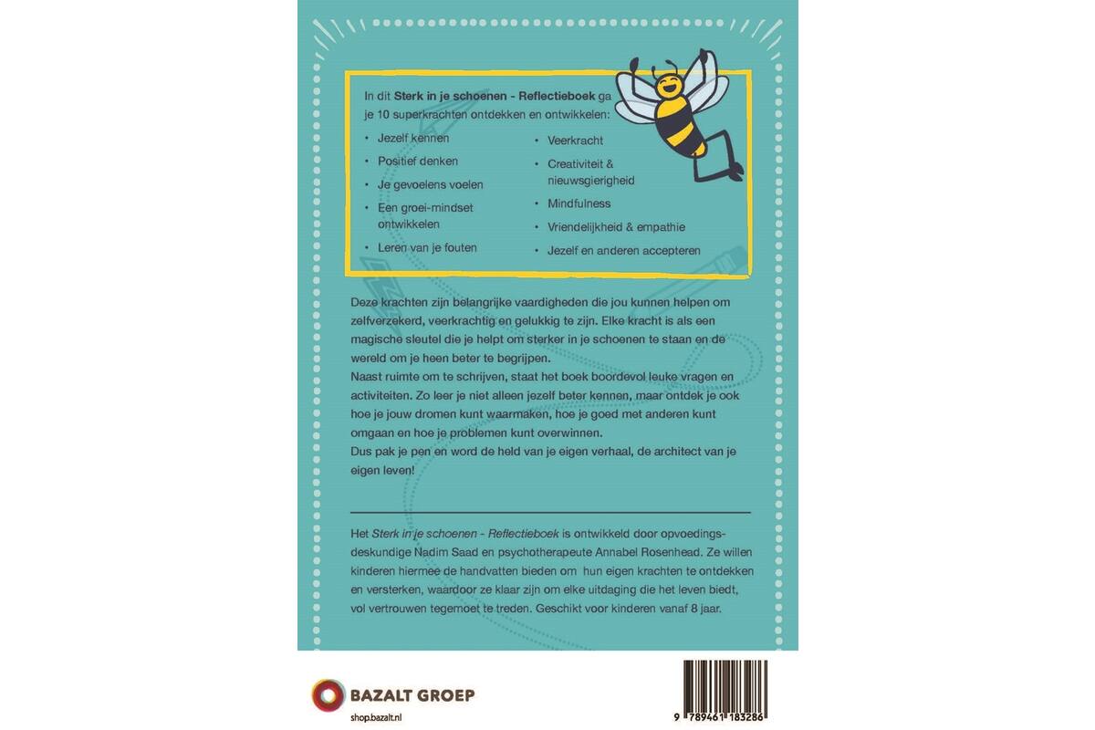 Sterk in je schoenen Reflectieboek schoolset 20 stuks