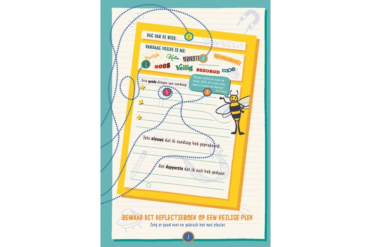 Sterk in je schoenen Reflectieboek schoolset 20 stuks