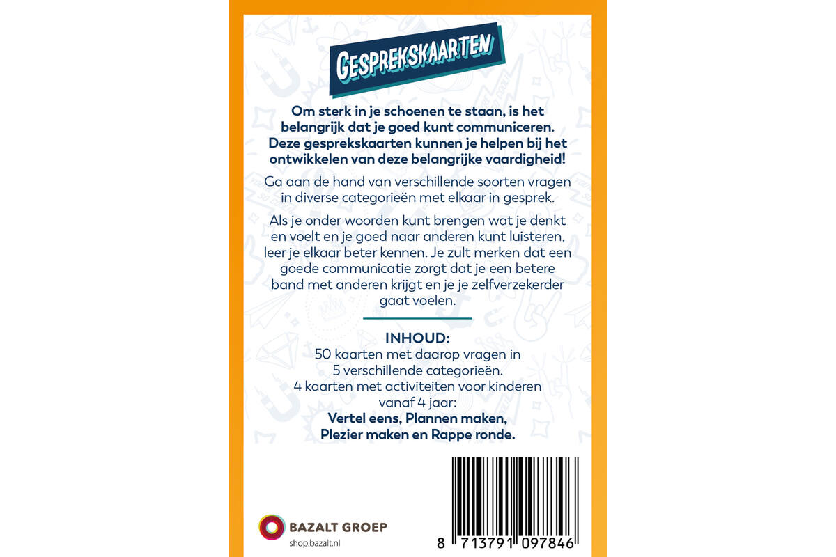 Sterk in je schoenen Gesprekskaarten