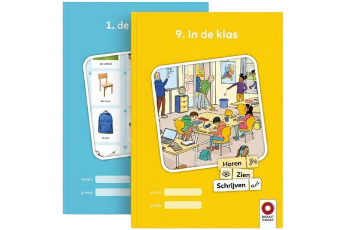 Horen, Zien en Schrijven 2 Werkboeken niveau 1 en 2 (Startboek, 1-16)
