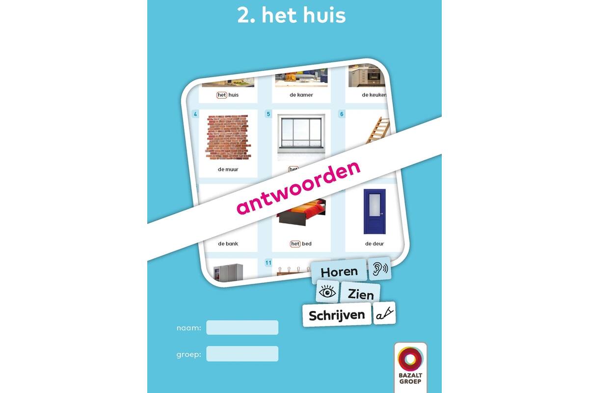 Horen, Zien en Schrijven 2 Antwoordenboeken niveau 1 (Startboek, 1-8)