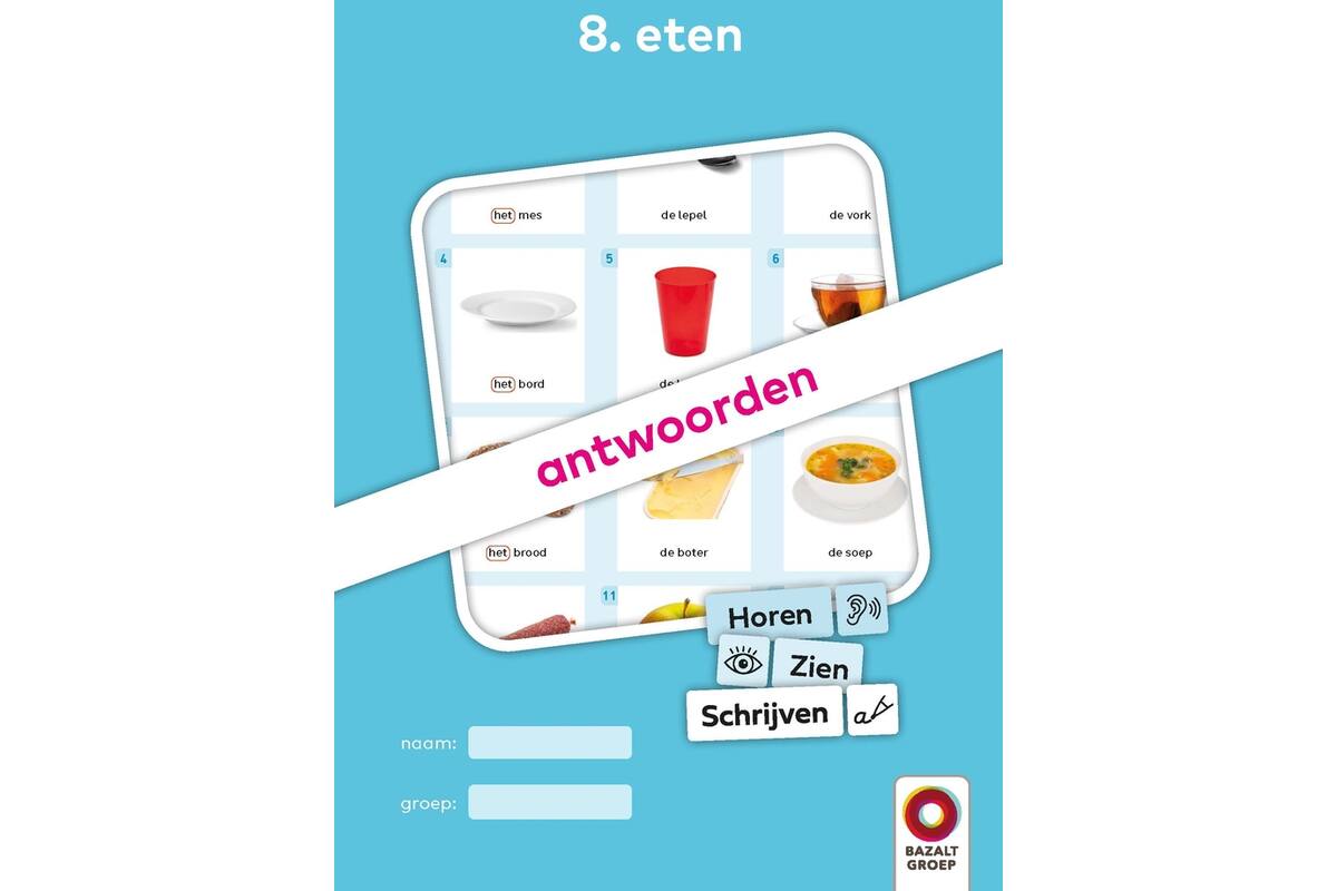 Horen, Zien en Schrijven 2 Antwoordenboeken niveau 1 (Startboek, 1-8)