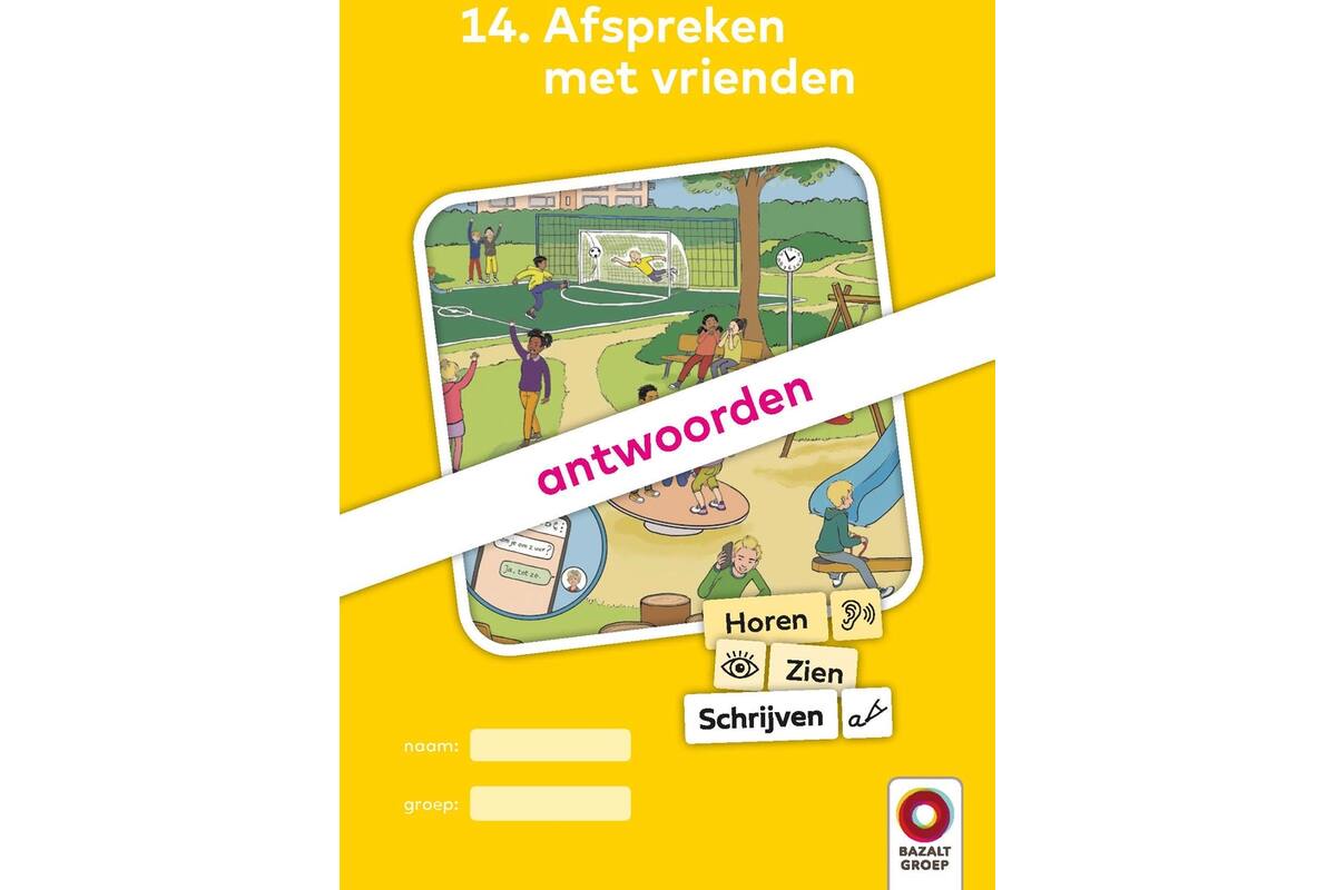 Horen, Zien en Schrijven 2 Antwoordenboeken niveau 2 (9-16)