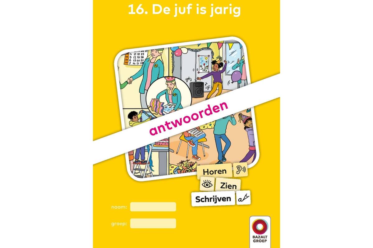 Horen, Zien en Schrijven 2 Antwoordenboeken niveau 2 (9-16)