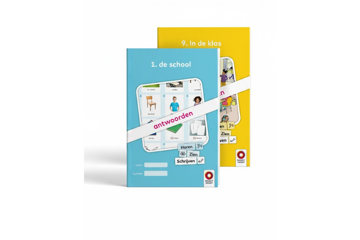 Horen, Zien en Schrijven 2 Antwoordenboeken niveau 1 en 2 (Startboek, 1-16)