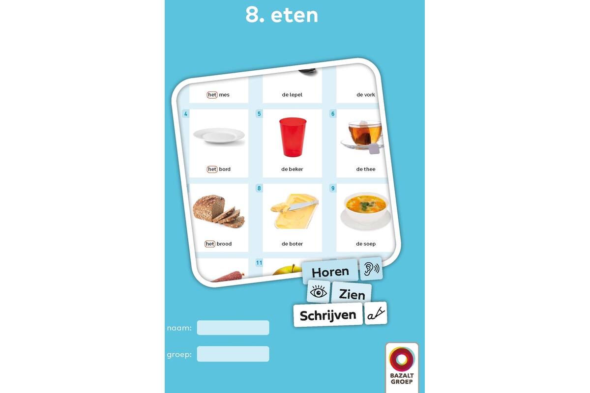 Horen, Zien en Schrijven 2 Werkboek 8 (niveau 1)