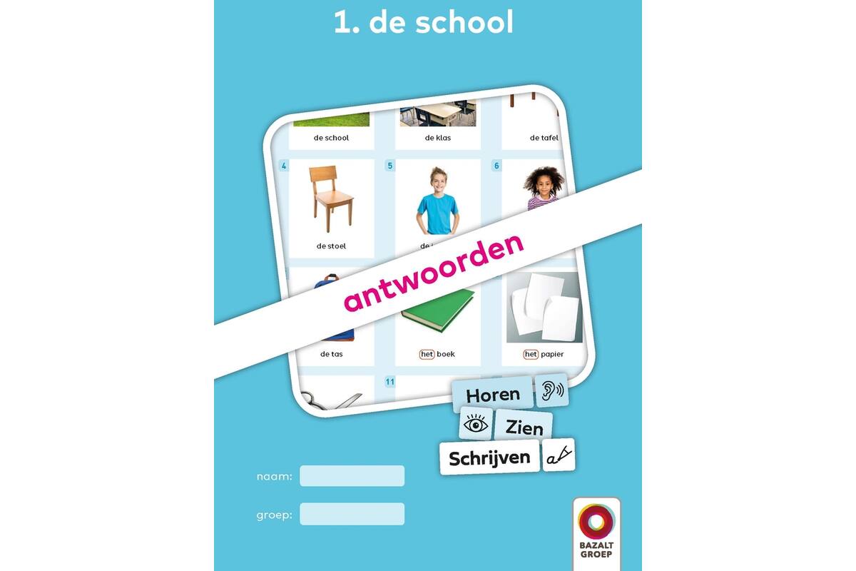 Horen, Zien en Schrijven 2 Antwoordenboek 1 (niveau 1)