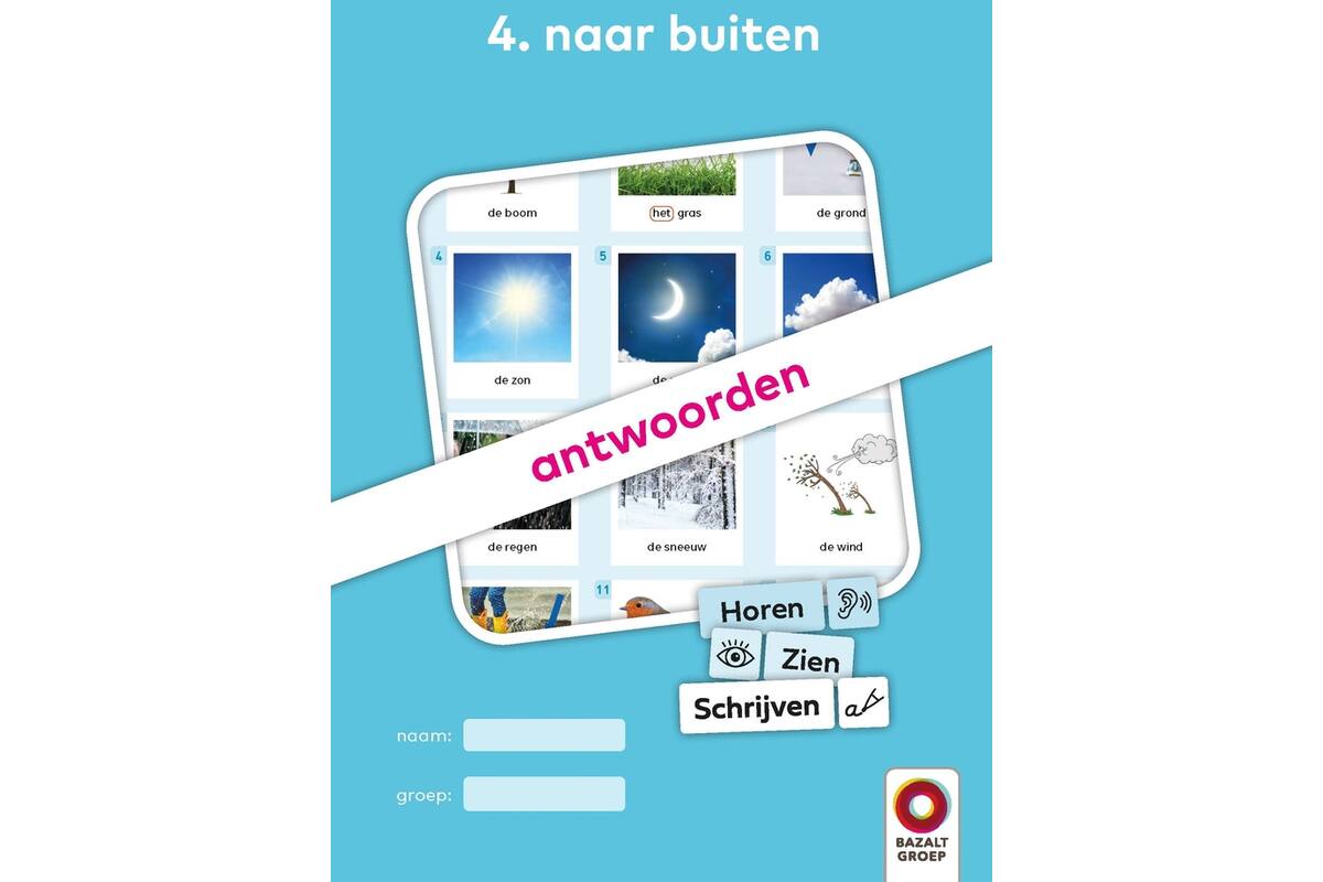 Horen, Zien en Schrijven 2 Antwoordenboek 4 (niveau 1)