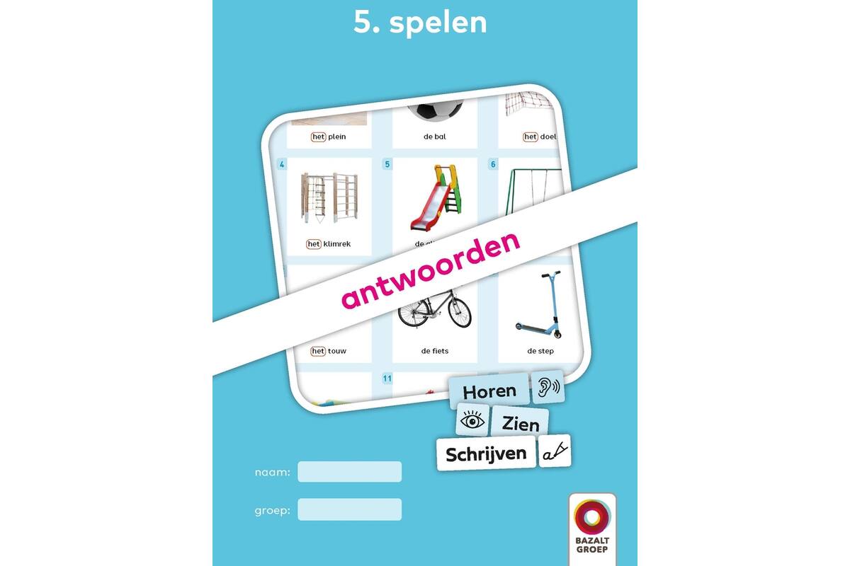 Horen, Zien en Schrijven 2 Antwoordenboek 5 (niveau 1)