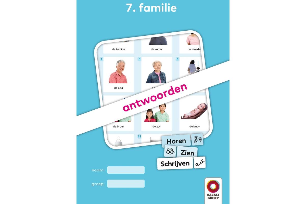 Horen, Zien en Schrijven 2 Antwoordenboek 7 (niveau 1)
