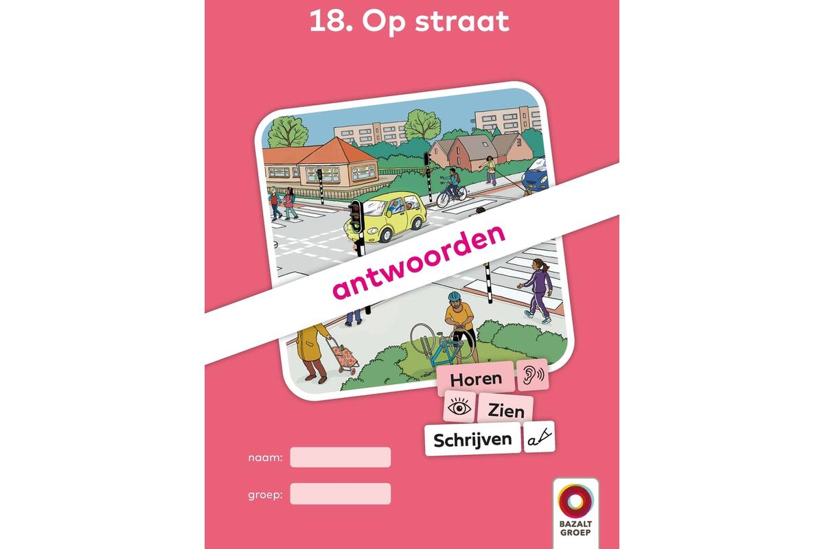 Horen, Zien en Schrijven 2 Antwoordenboek 18 (niveau 3)