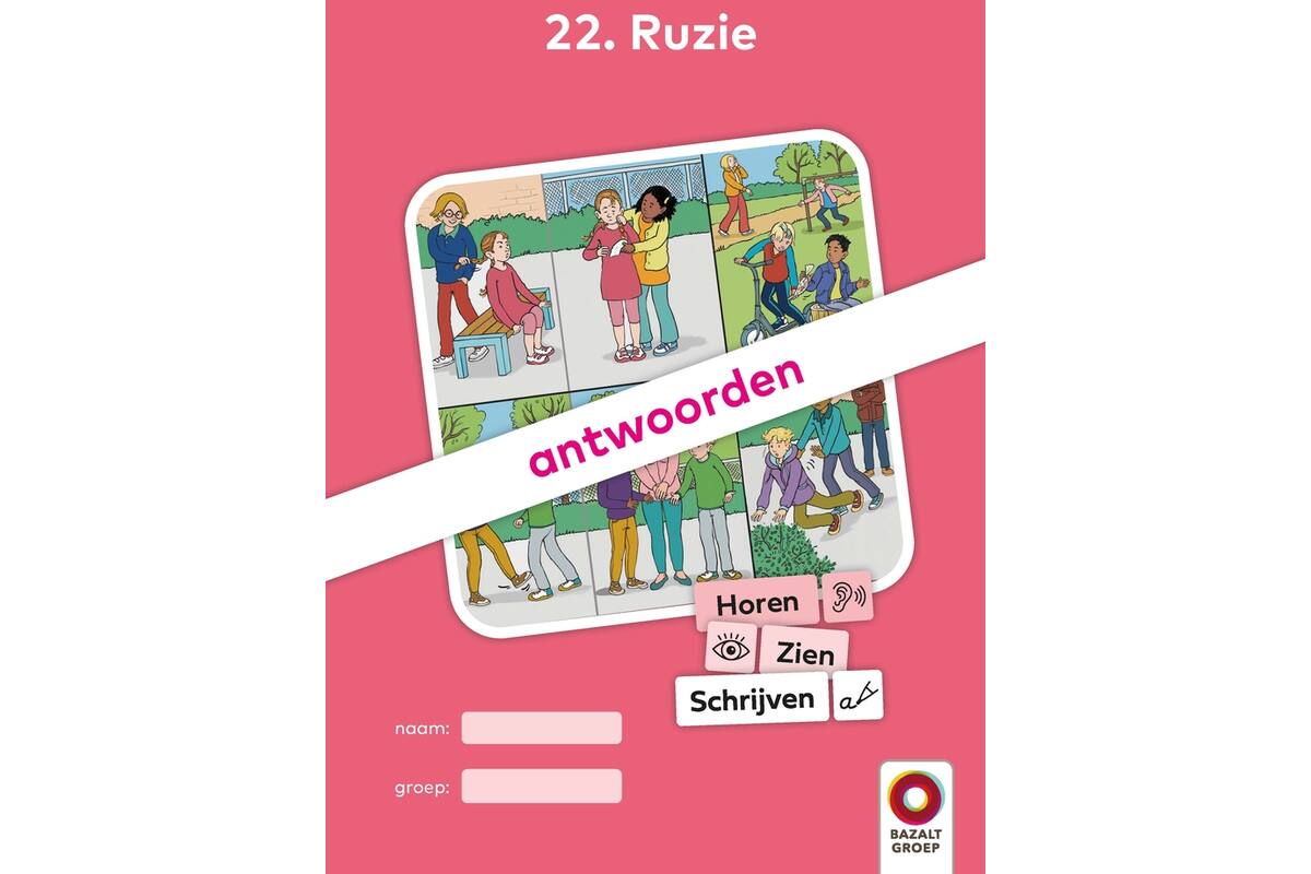Horen, Zien en Schrijven 2 Antwoordenboek 22 (niveau 3)