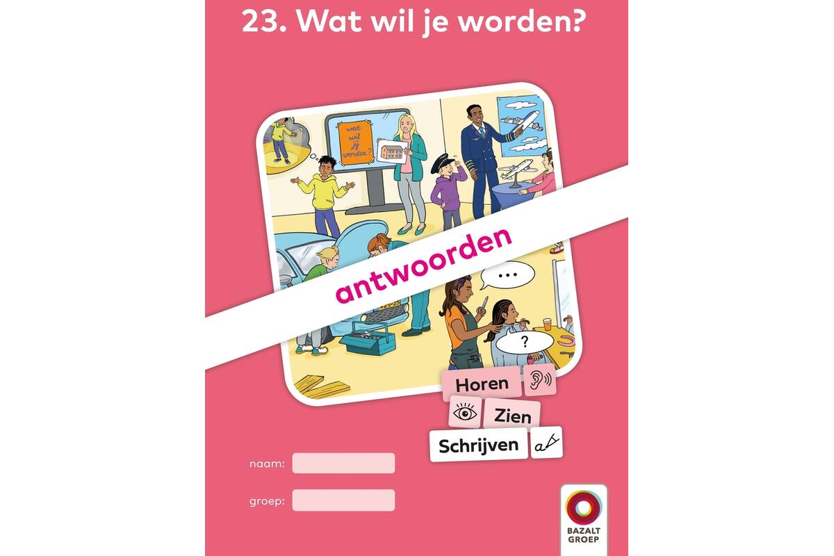 Horen, Zien en Schrijven 2 Antwoordenboek 23 (niveau 3)