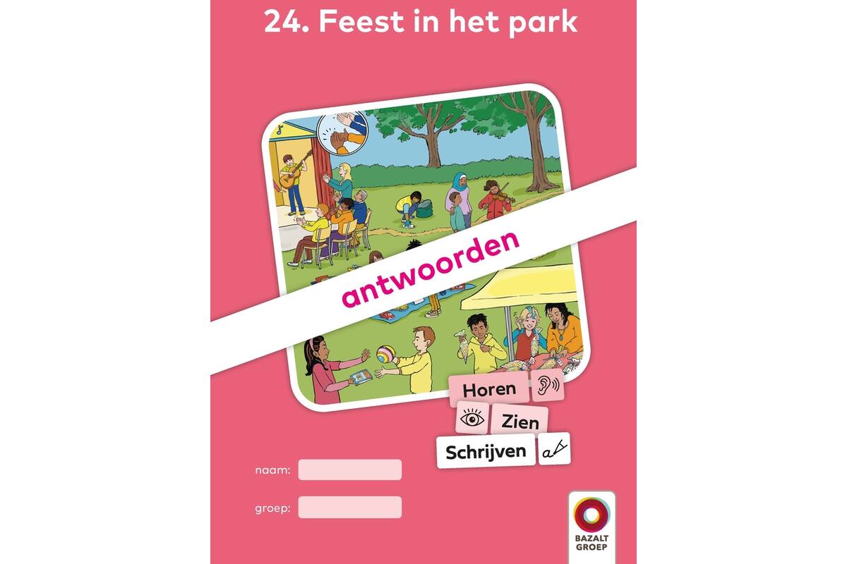 Horen, Zien en Schrijven 2 Antwoordenboek 24 (niveau 3)