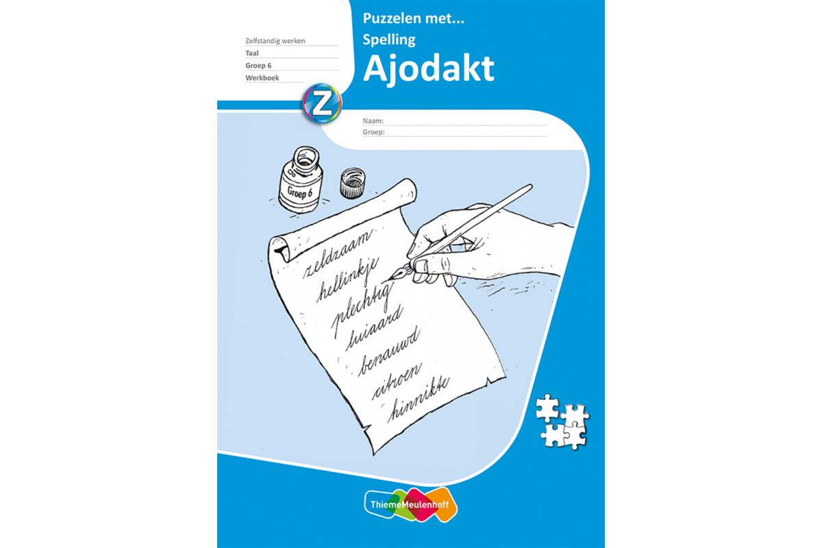 Puzzelen met spelling werkboek groep 6