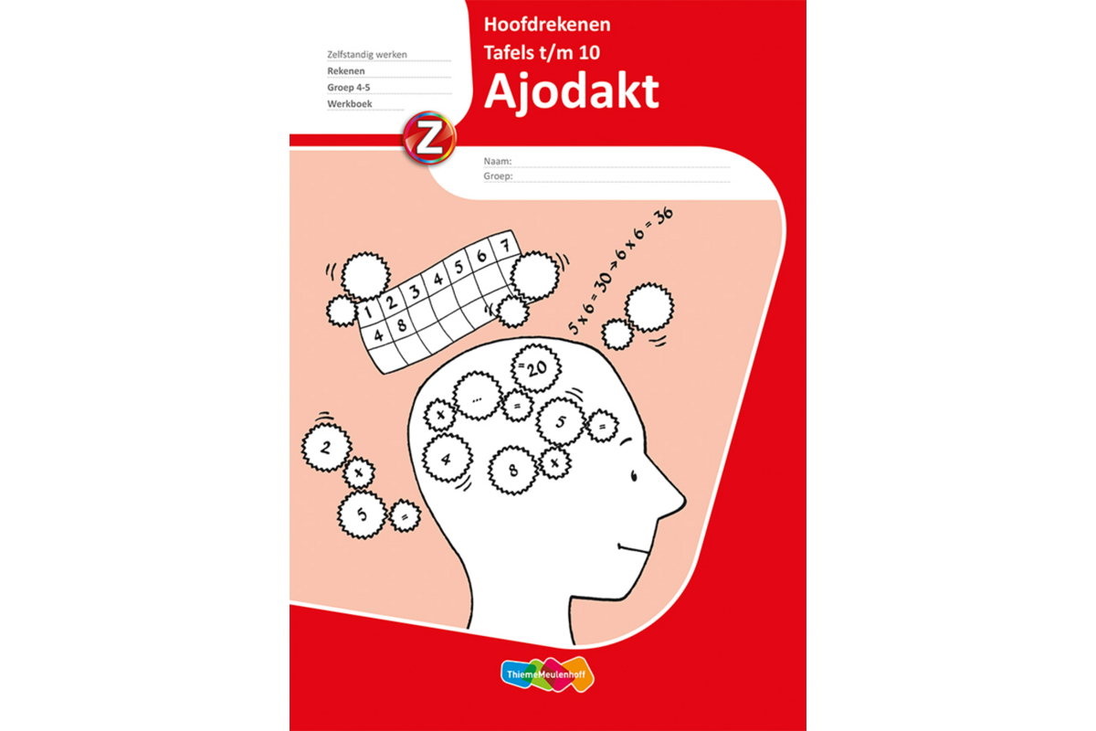 Hoofdrekenen tafels t/m 10 werkboek groep 4-5 (5 stuks)