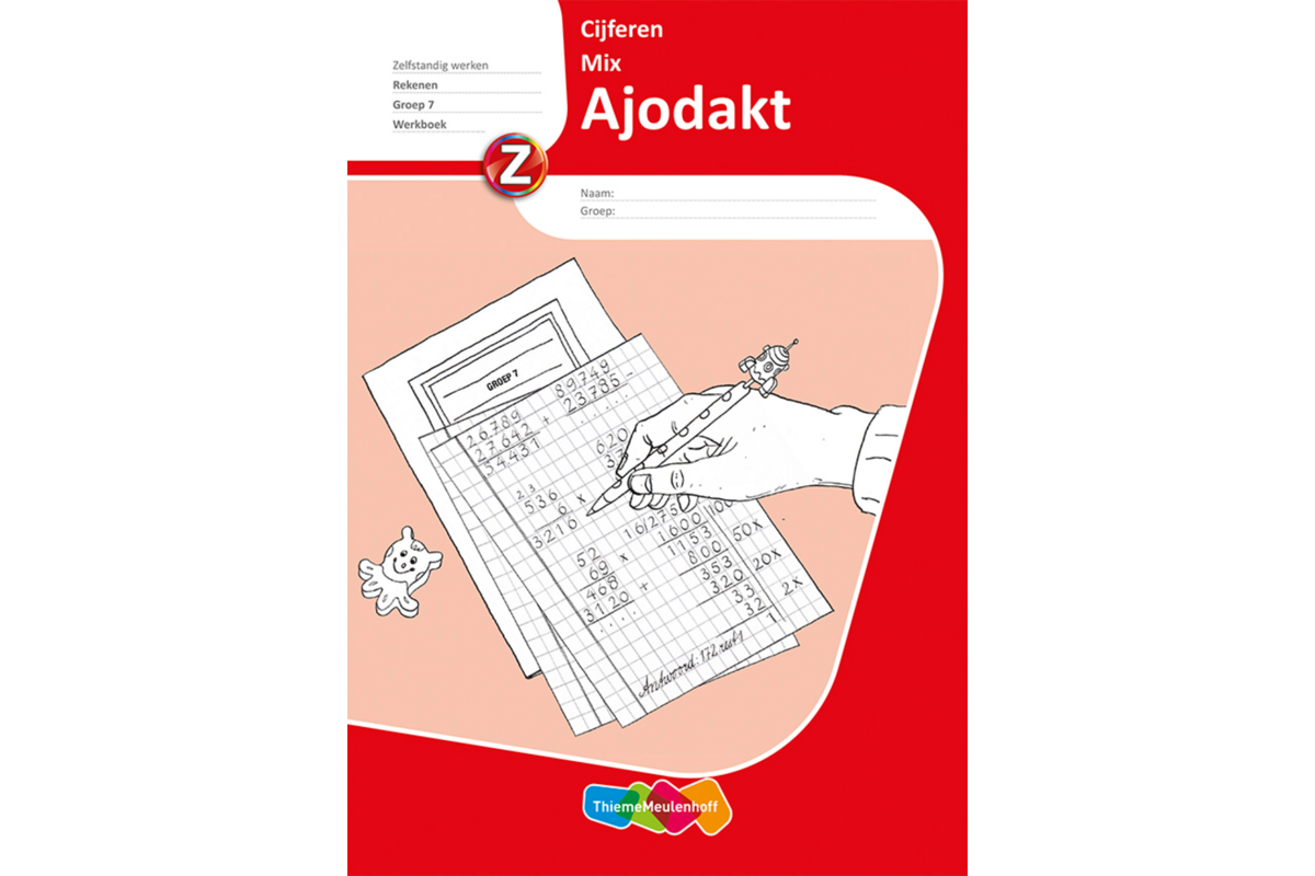 Cijferen mix werkboek groep 7 (5 stuks)