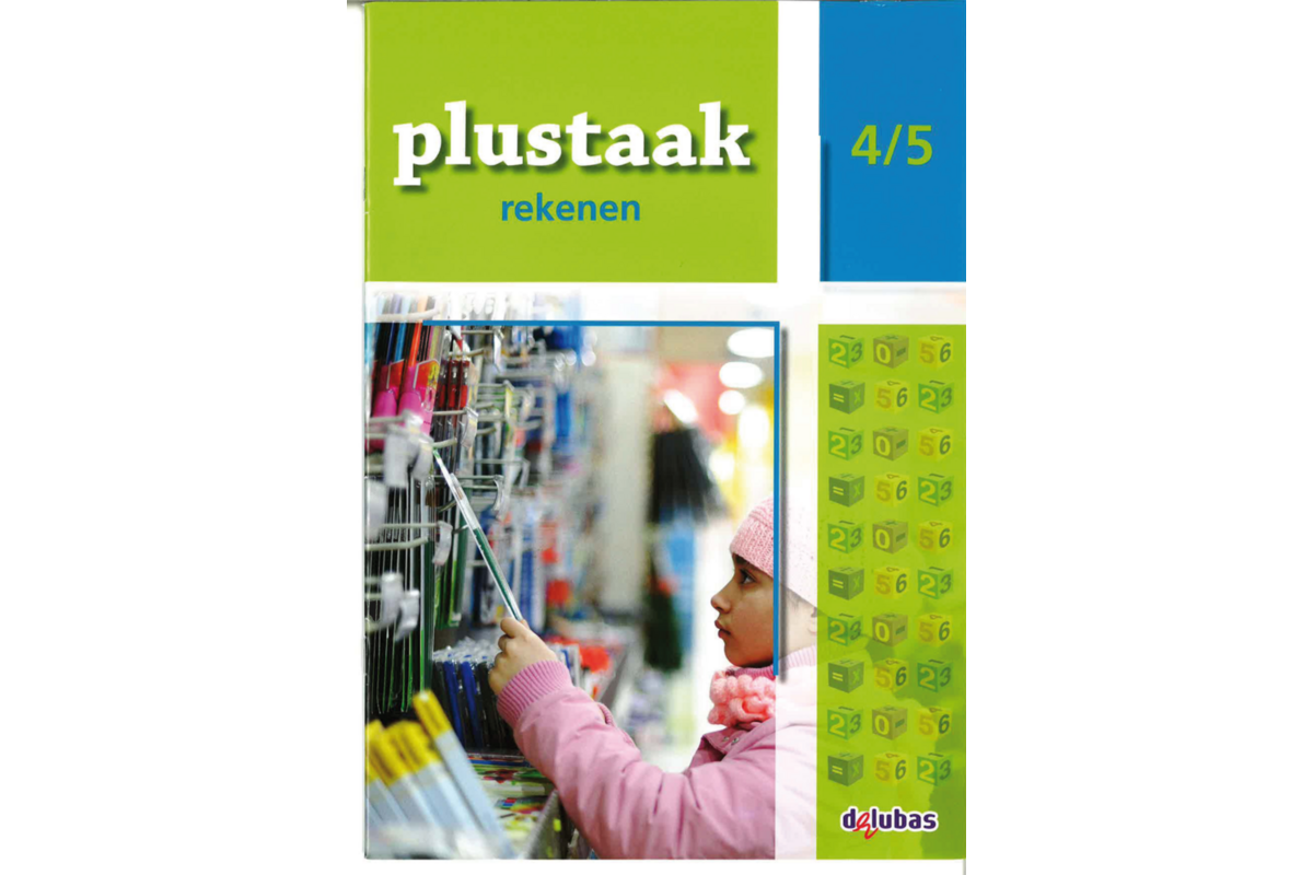 Plustaak rekenen groep 4-5 werkboek (5 stuks)