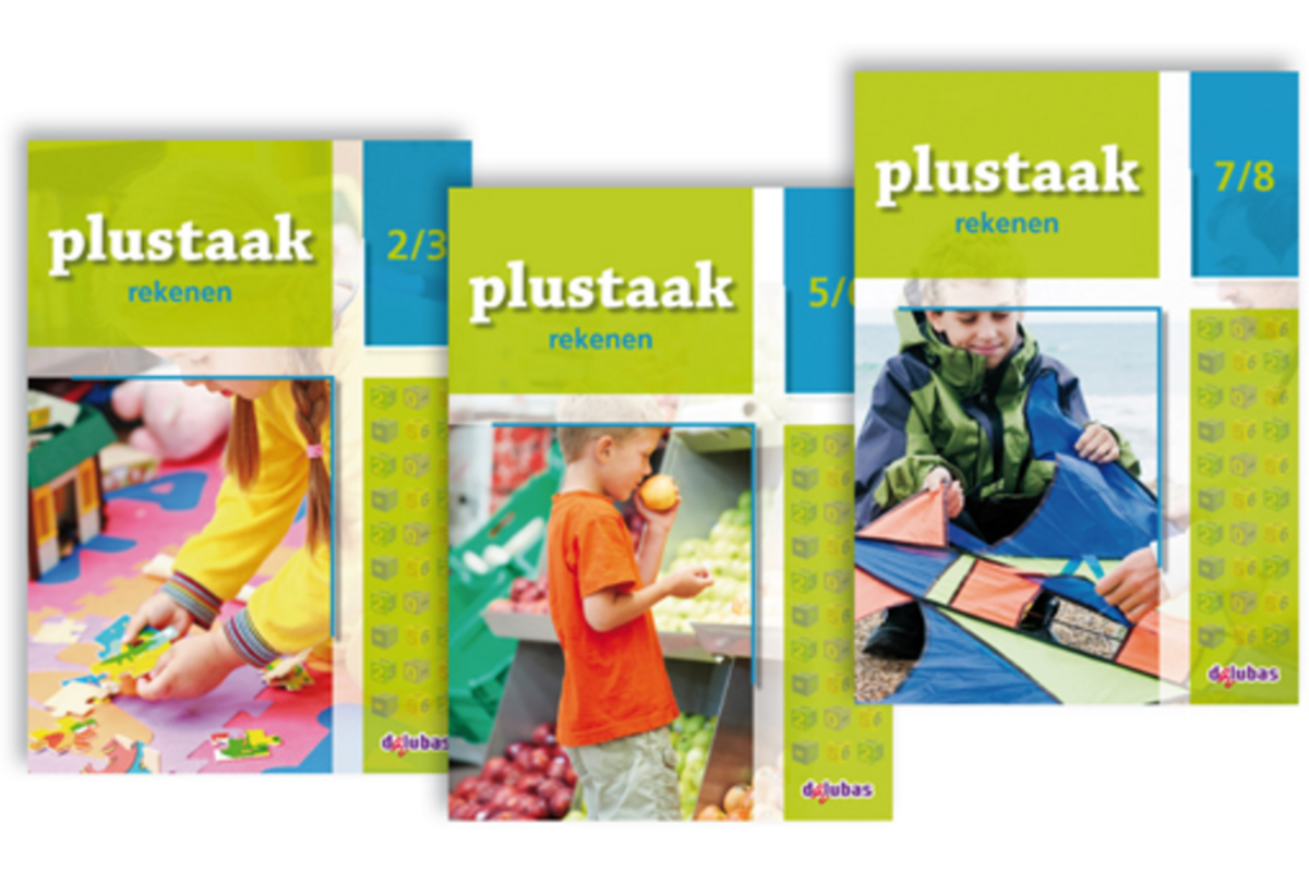 Plustaak rekenen groep 2-8 werkboeken serie B