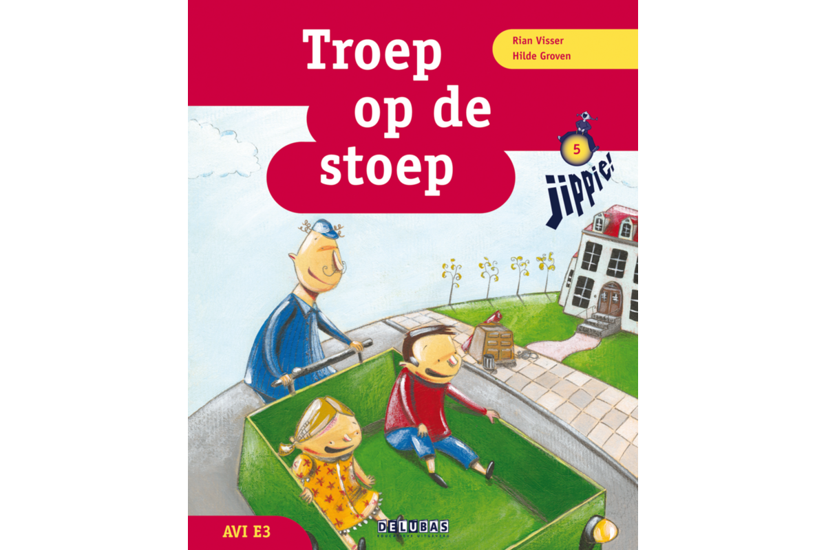 Jippie leesboek 5 - troep op de stoep - avi E3