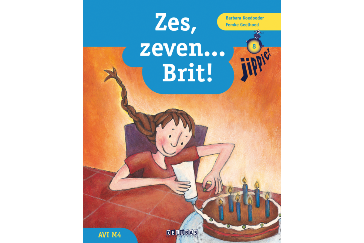 Jippie leesboek 8 - zes - zeven Brit - avi M4
