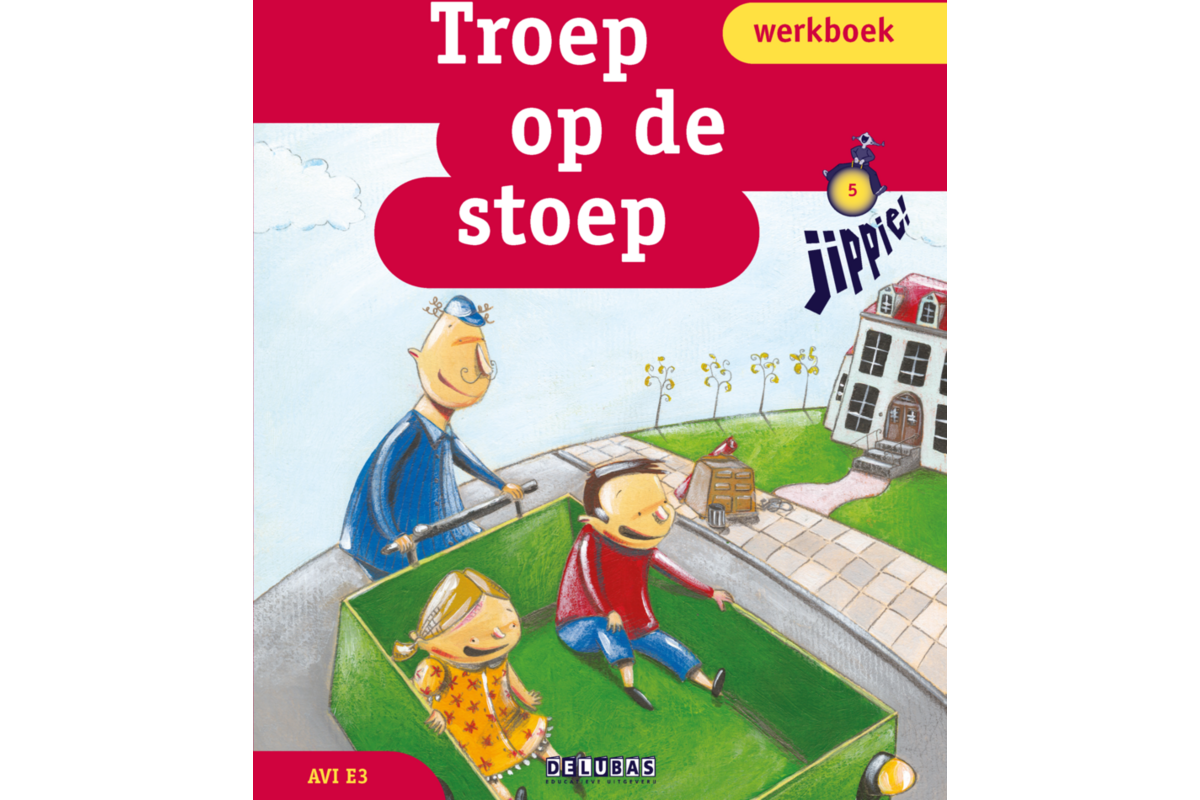 Jippie werkboek 5 - troep op de stoep - avi E3 (5 stuks)