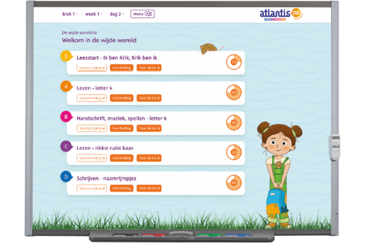 Atlantis Start leerkracht- en leerlingsoftware jaarlicentie