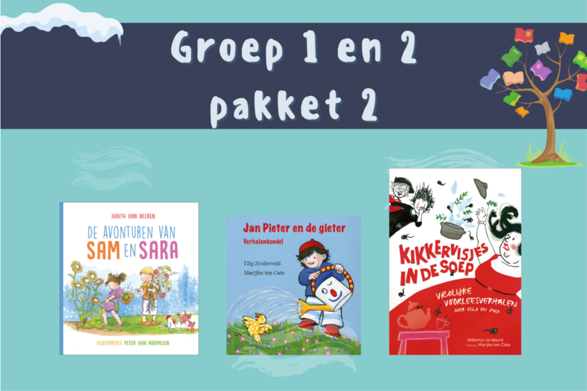 Winterleespakket Diversen prentenboeken, voorleesverhalen gr 1/2: 3 boeken