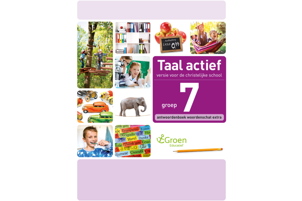 Taal actief 4 gr. 7 parallelversie antwoordenboek woordenschat extra