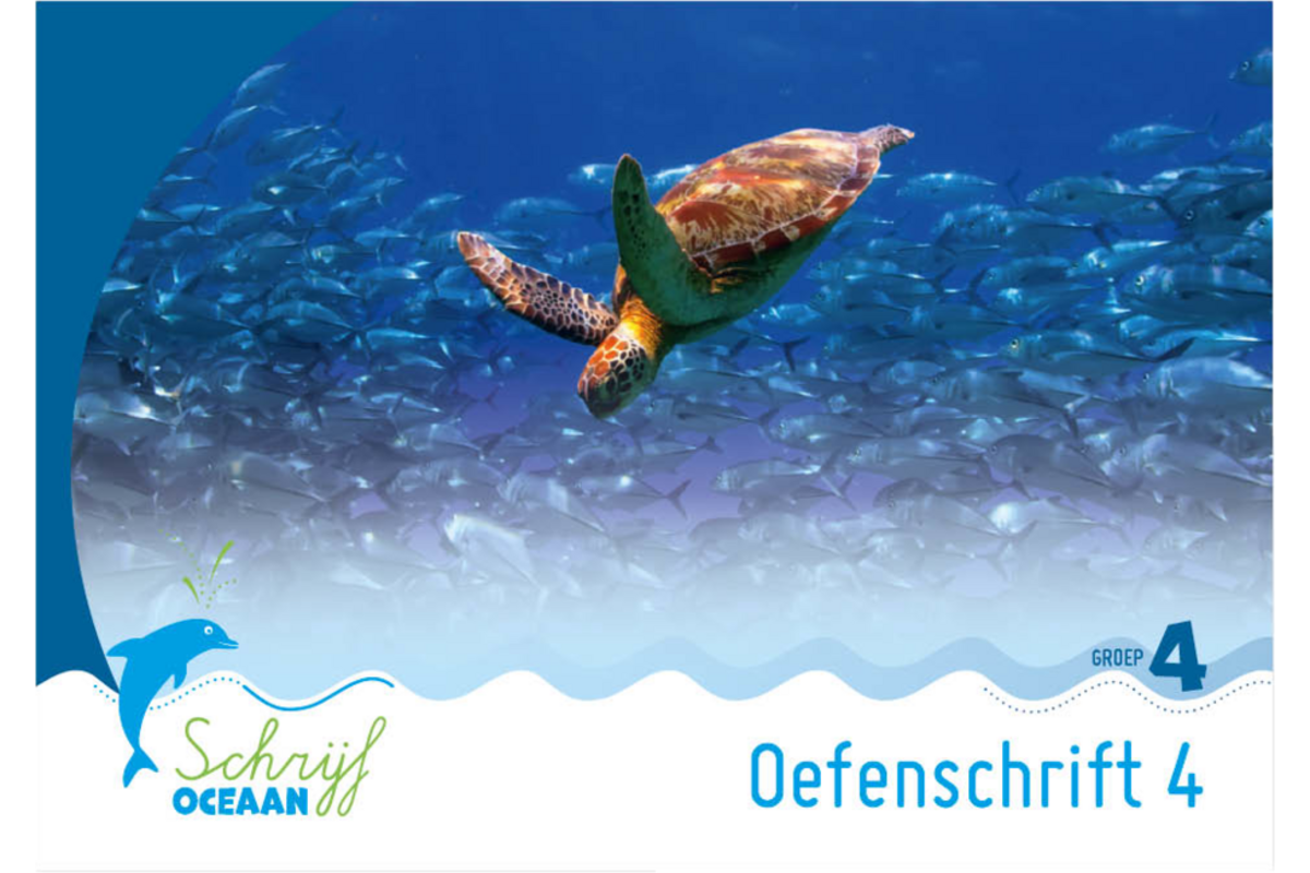 SchrijfOceaan groep 4 Oefenschrift 4 (5 stuks)