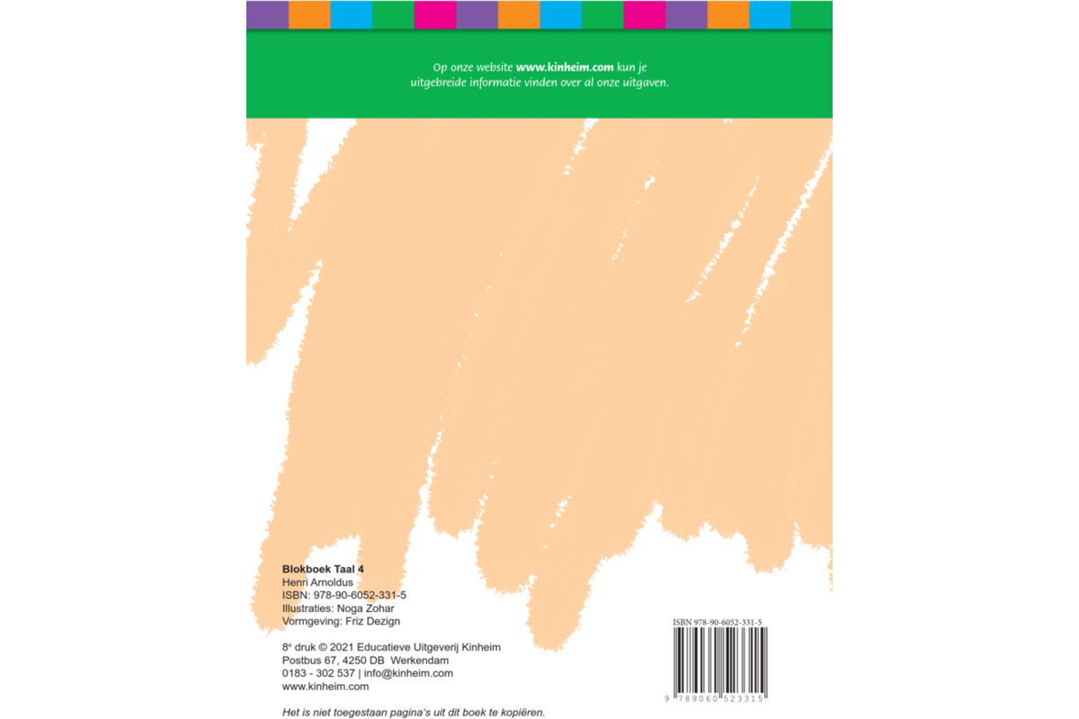 Blokboek taal groep 4 (5 stuks)