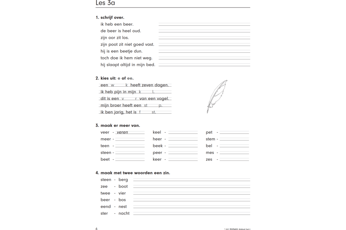Blokboek taal groep 4 (5 stuks)