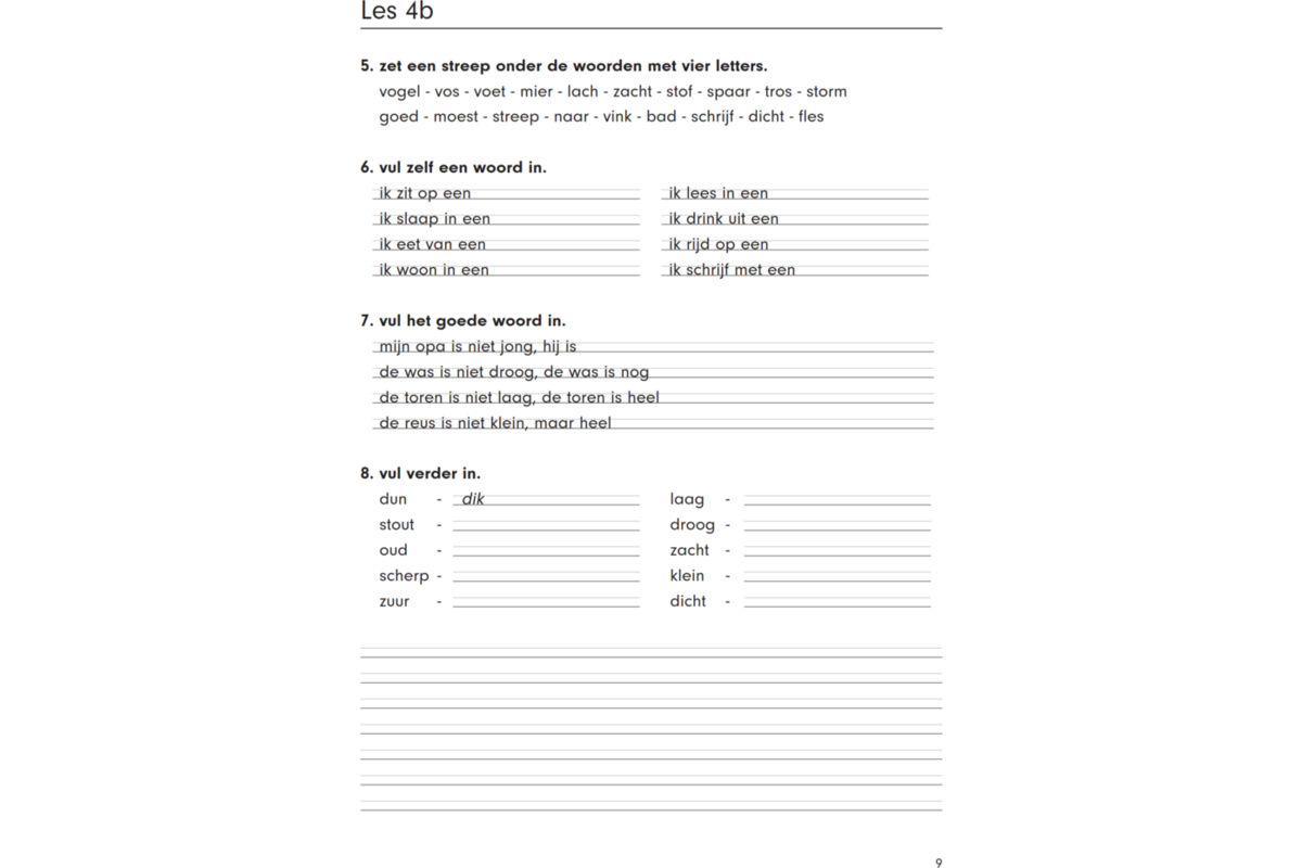 Blokboek taal groep 4 (5 stuks)