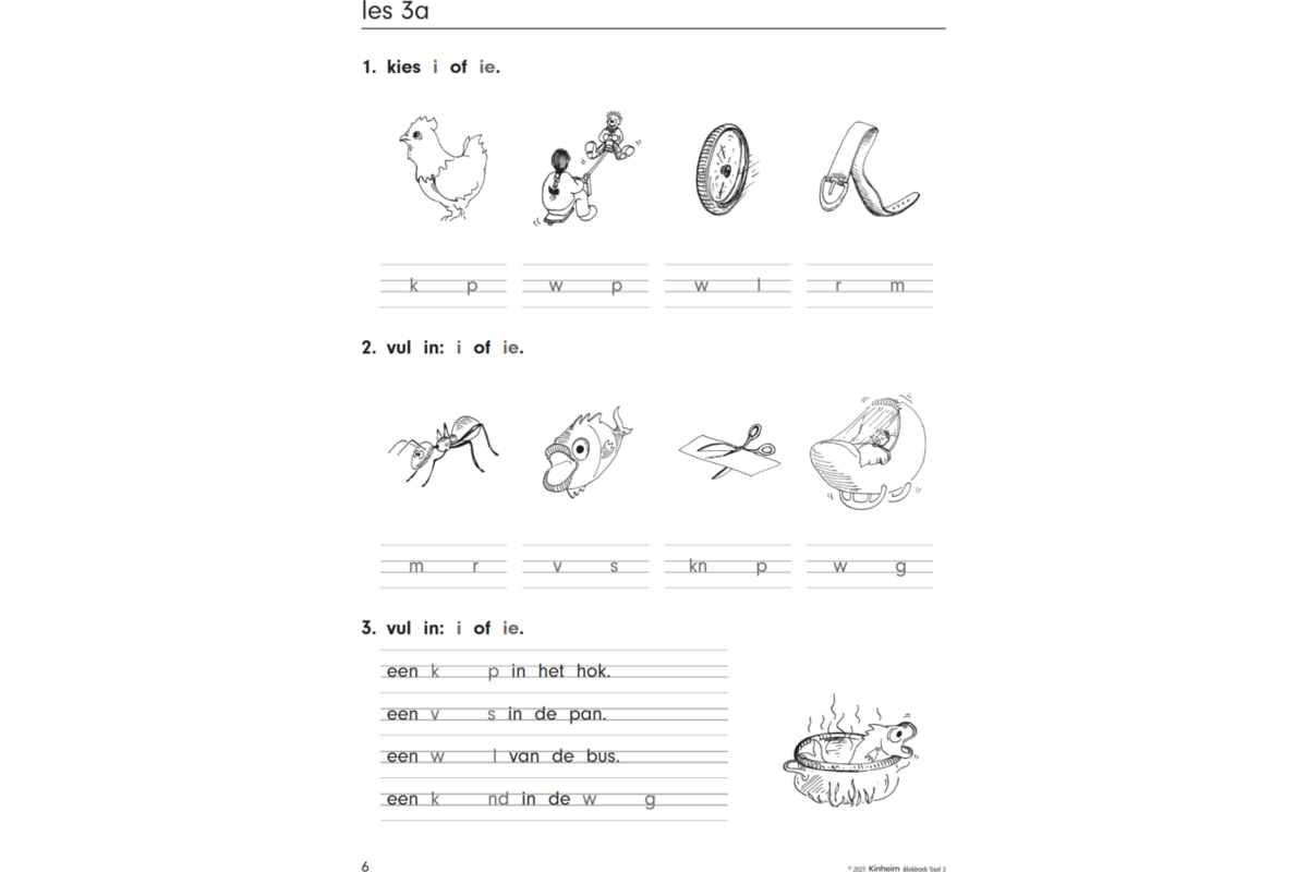 Blokboek taal groep 3 (5 stuks)