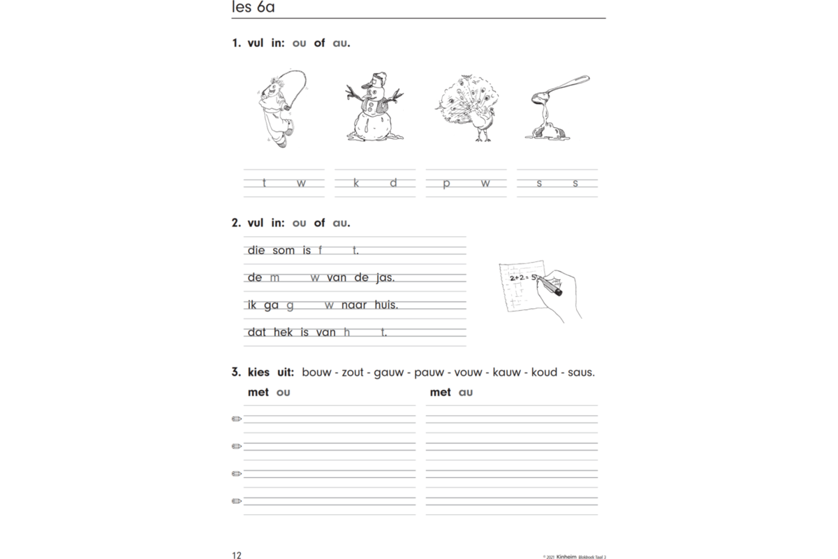 Blokboek taal groep 3 (5 stuks)