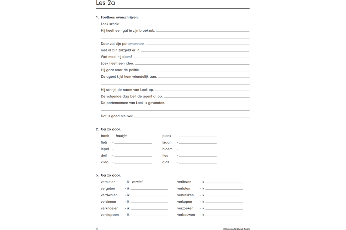 Blokboek taal groep 5 (5 stuks)