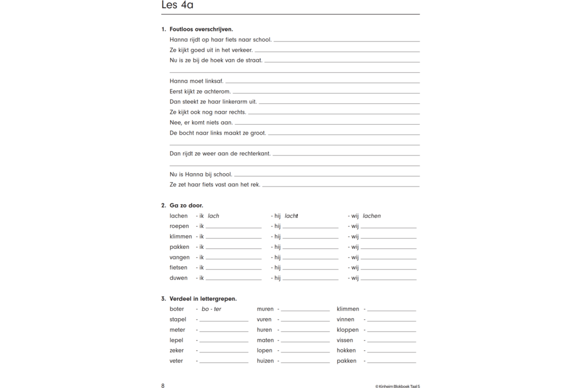 Blokboek taal groep 5 (5 stuks)