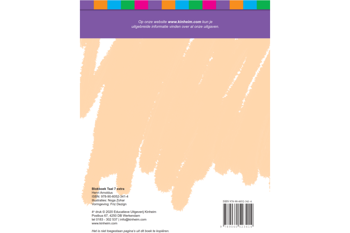 Blokboek taal groep 7 extra (5 stuks)