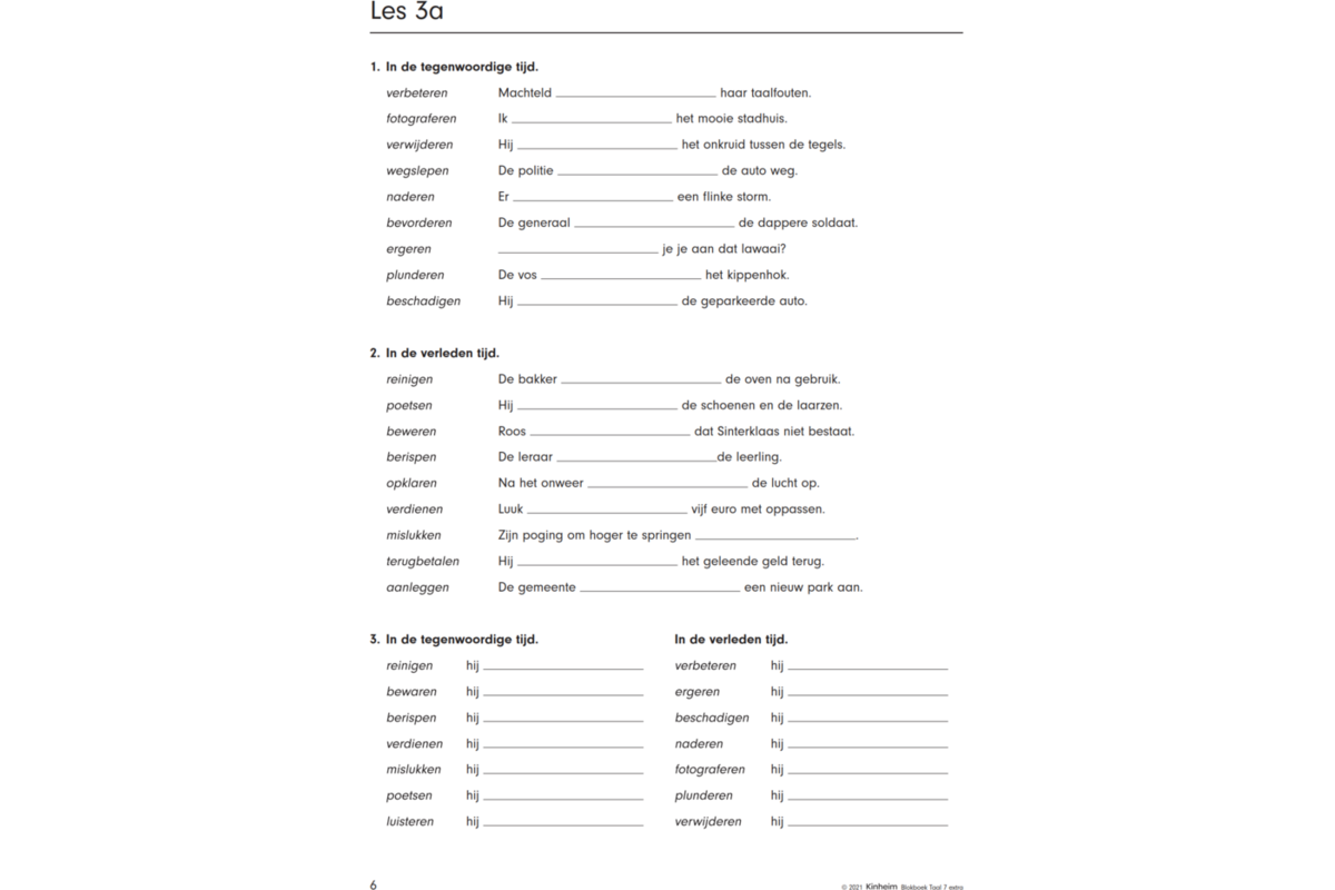 Blokboek taal groep 7 extra (5 stuks)