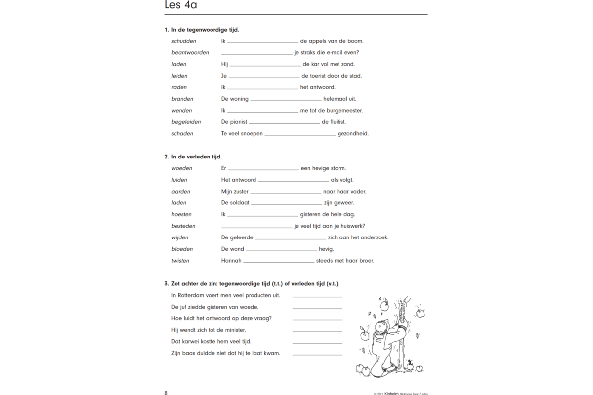 Blokboek taal groep 7 extra (5 stuks)