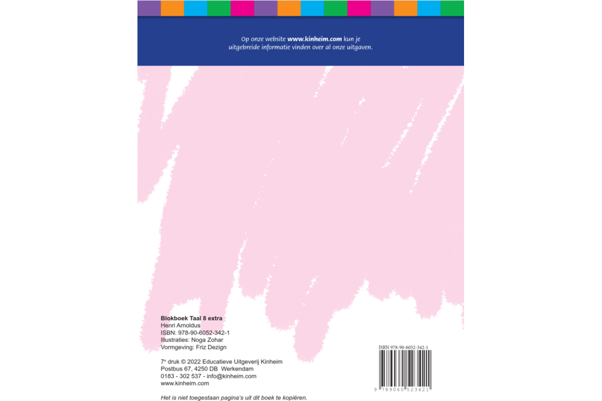 Blokboek taal groep 8 extra (5 stuks)