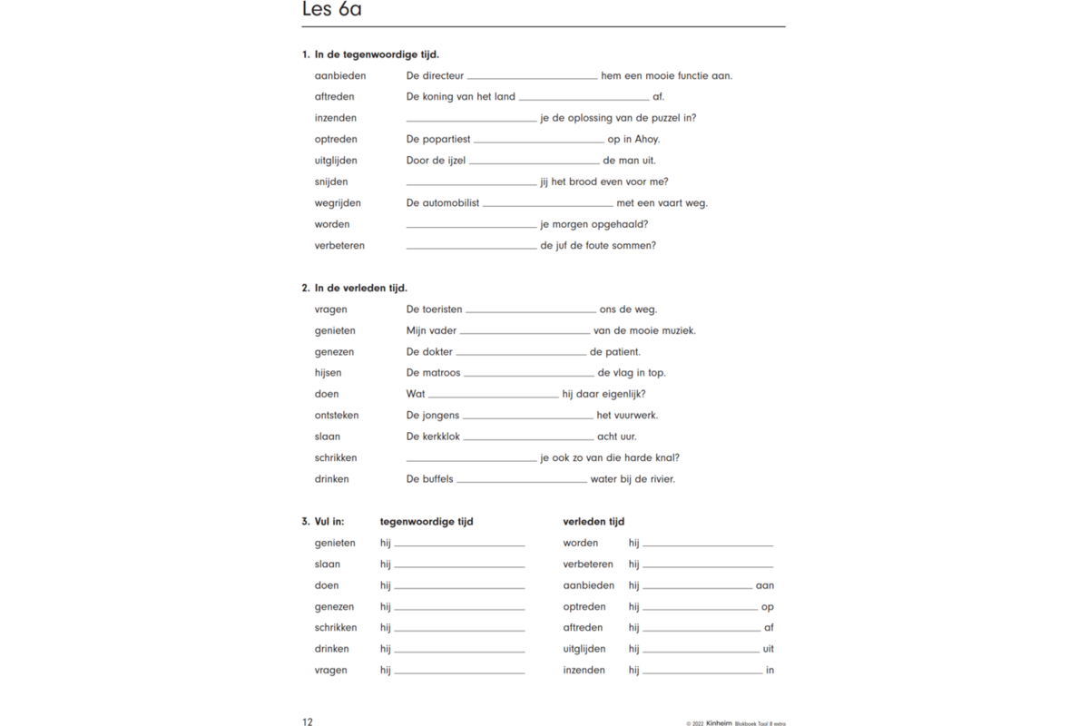 Blokboek taal groep 8 extra (5 stuks)