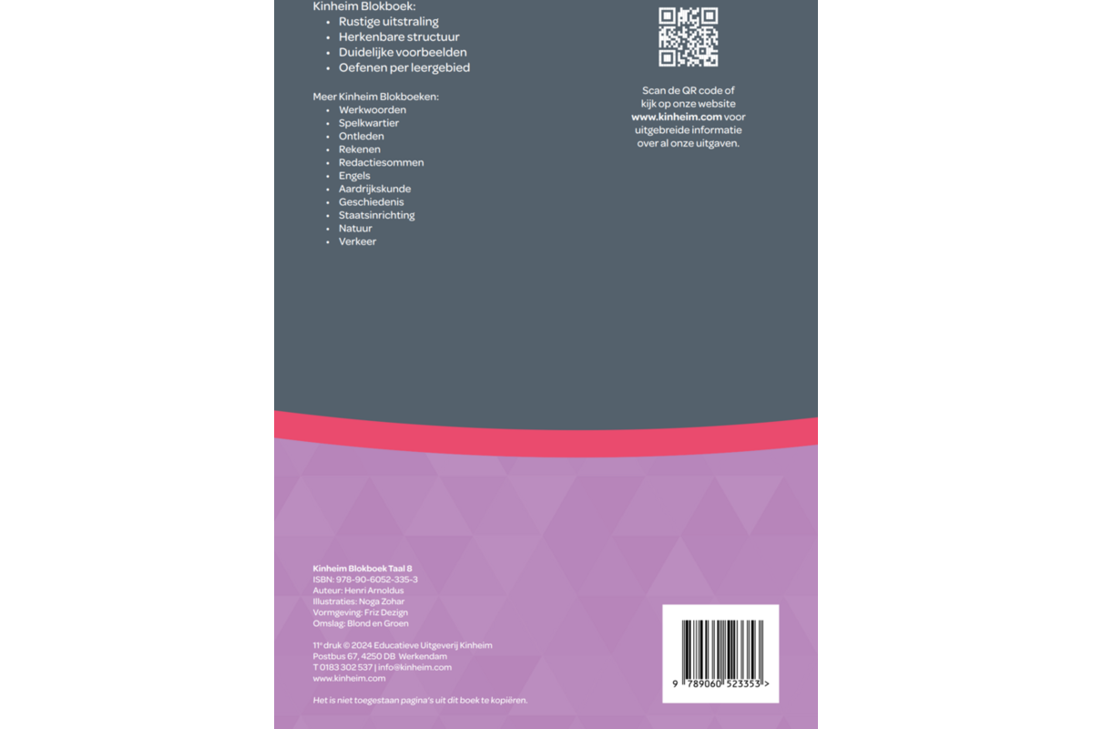 Blokboek taal groep 8 (5 stuks)